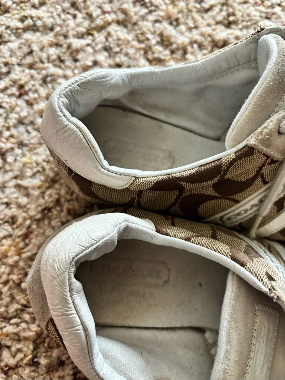 Coach Vintage Signature Logo Sneakers